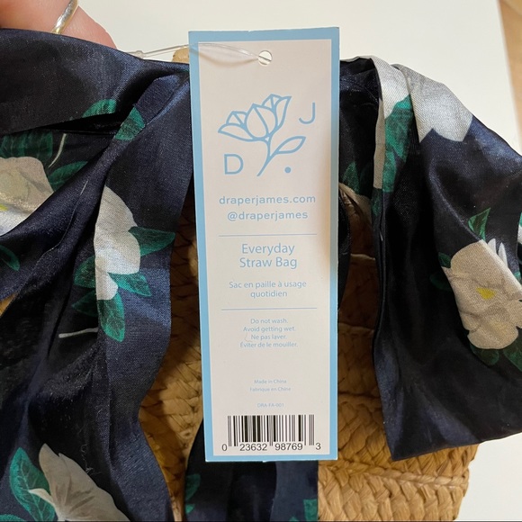 NWT Draper James Everyday Straw Bag - Picture 10 of 11